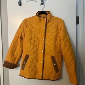 Talbots Yellow Down Alternative Puffer Coat - Size S